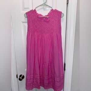 Free People Pink Sleeveless Casual Dress